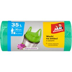 Jan Niezbędny Worki na śmieci T-shirt  35 l 30 sztuk