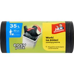 Jan Niezbędny Worki na śmieci zawiązywanie easy pack 35 l 30 sztuk