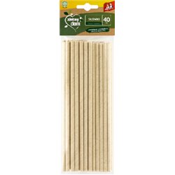 Jan Niezbędny Zielony Dom SŁOMKI Z PAPIERU 40 szt.