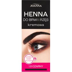 Joanna Henna do brwi i rzęs kremowa 1.0 czarny