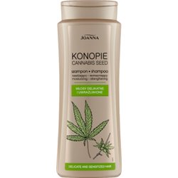 Joanna Konopie Szampon do włosów nawilżająco-wzmacniający 400 ml
