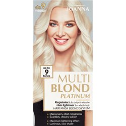 Joanna Multi Blond Platinum Rozjaśniacz do całych włosów do 9 tonów