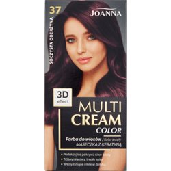 Joanna Multi Cream color Farba do włosów 37 Soczysta oberżyna