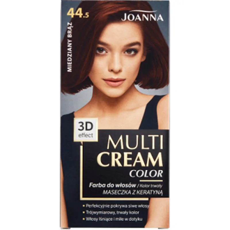 Joanna Multi Cream color Farba do włosów 44.5 Miedziany Brąz