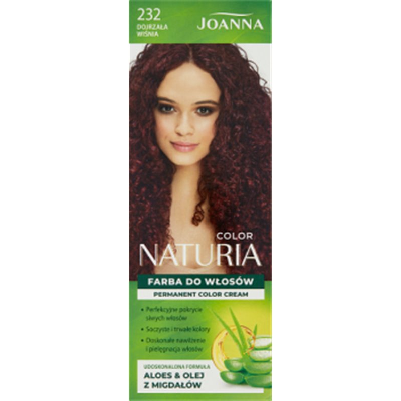 Joanna Naturia color Farba do włosów dojrzała wiśnia 232
