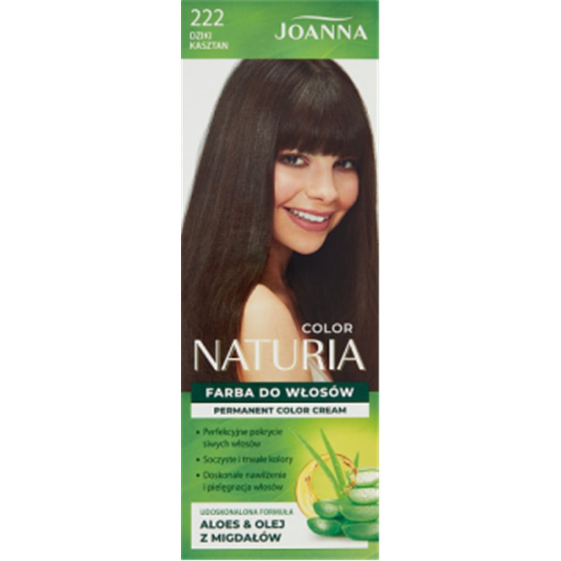 Joanna Naturia color Farba do włosów dziki kasztan 222