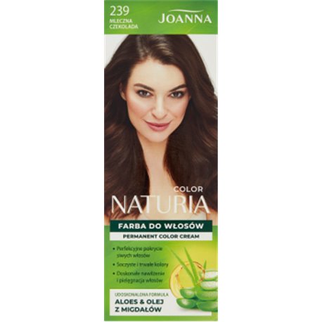 Joanna Naturia color Farba do włosów mleczna czekolada 239