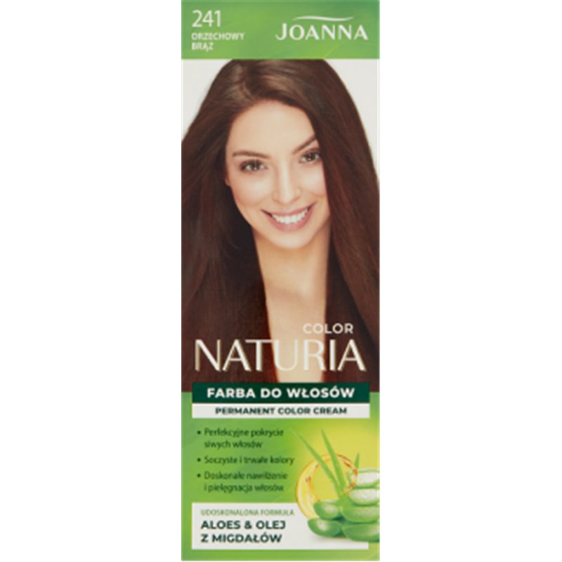Joanna Naturia color Farba do włosów orzechowy brąz 241