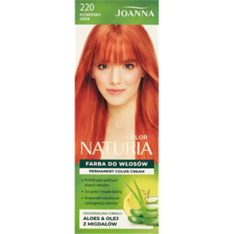 Joanna Naturia color Farba do włosów płomienna iskra 220