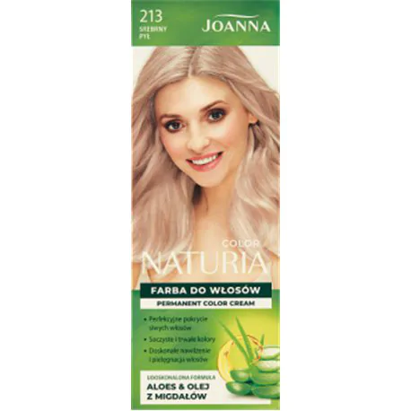 Joanna Naturia color Farba do włosów srebrny pył 213