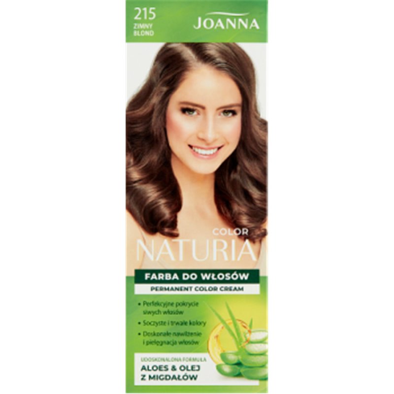 Joanna Naturia color Farba do włosów zimny blond 215