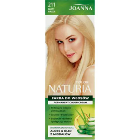 Joanna Naturia color Farba do włosów złoty piasek 211