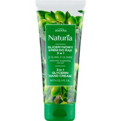 Joanna Naturia Glicerynowy krem do rąk z oliwą z oliwek 3w1 100 g