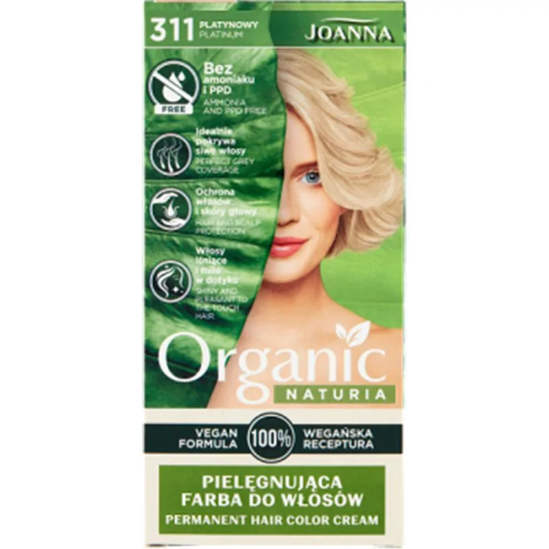 Joanna Naturia Organic Farba do włosów 311 Platynowy