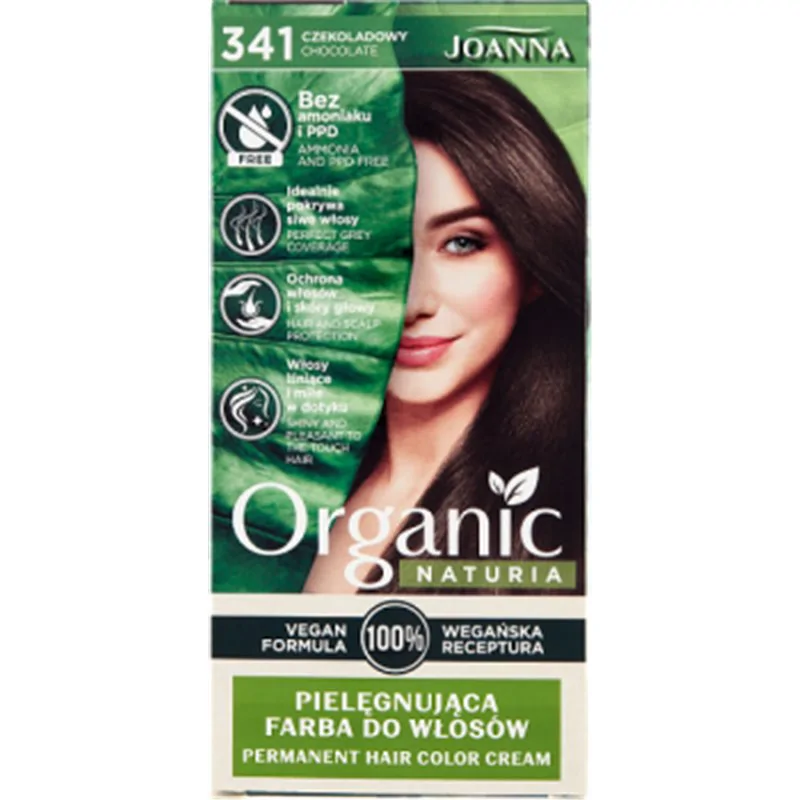 Joanna Naturia Organic Farba do włosów 341 czekoladowy