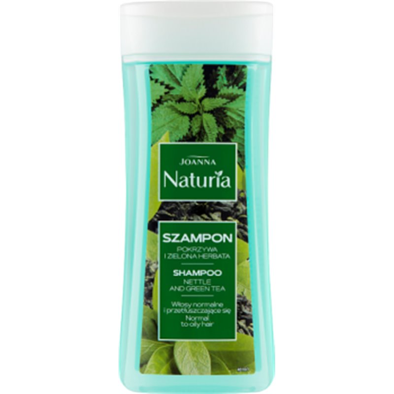 Joanna Naturia Szampon z pokrzywą i zieloną herbatą do włosów przetłuszczających się 200 ml