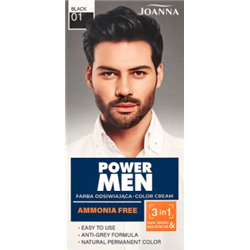 Joanna Power Men Color Cream Farba 01 Black