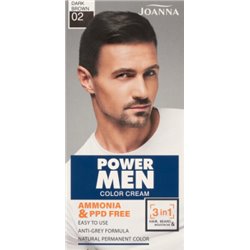 Joanna Power Men Color Cream Farba 02 Dark Brown