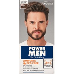 Joanna Power Men Color Cream Farba 04 Natural Brown