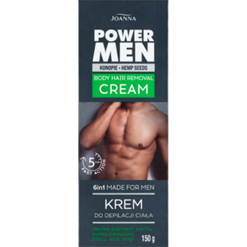 Joanna Power Men Krem do depilacji ciała 150 g