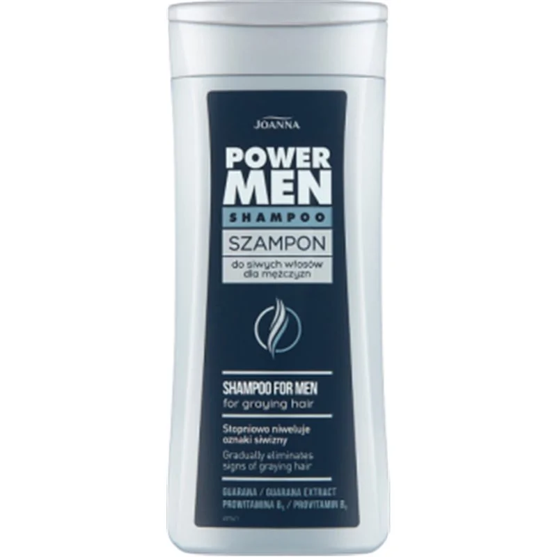 Joanna Power Men Szampon do siwych włosów dla mężczyzn 200 ml