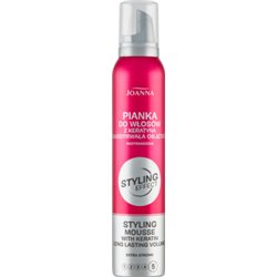 Joanna Styling Effect Extra Strong Pianka do włosów z keratyną 150 ml