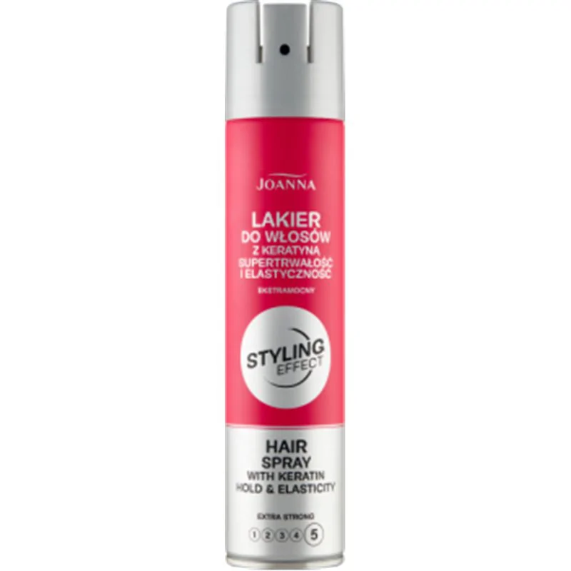 Joanna Styling Effect Lakier do włosów z keratyną ekstramocny 250 ml