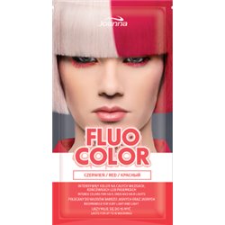 Joanna szamponetka Fluo Color Czerwień 35 g szampon koloryzujący
