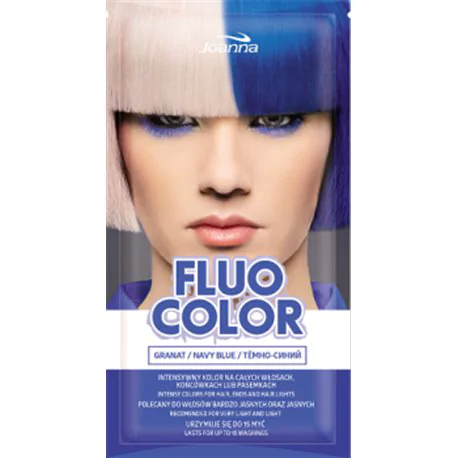Joanna szamponetka Fluo Color do włosów Granat 35 g szampon koloryzujący