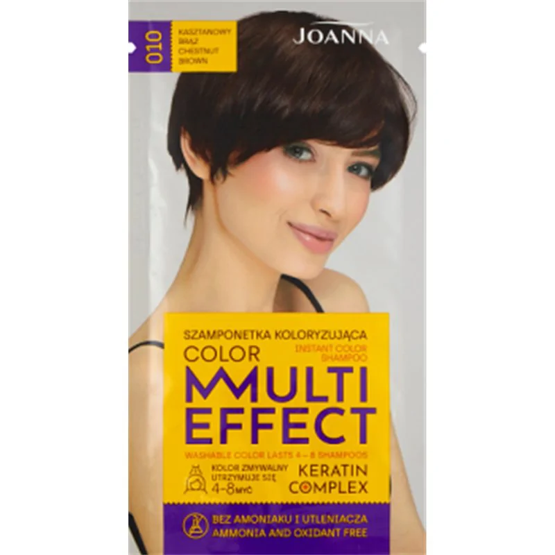 Joanna szamponetka Multi Effect Kasztanowy Brąz 010