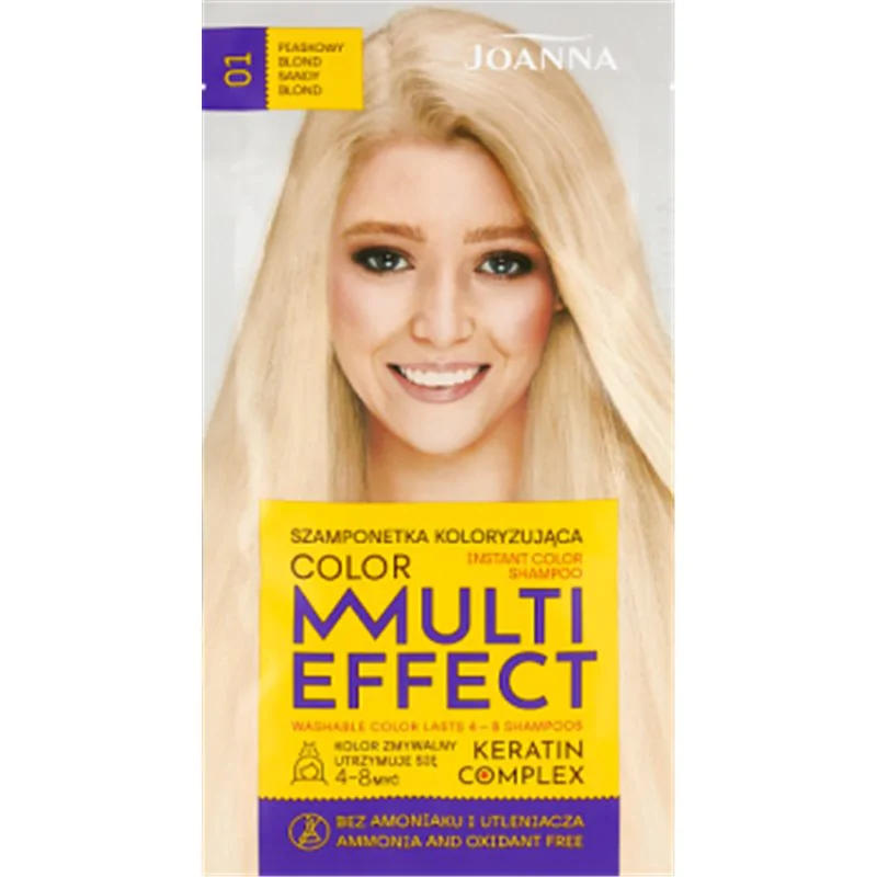 Joanna szamponetka Multi Effect Piaskowy Blond 01