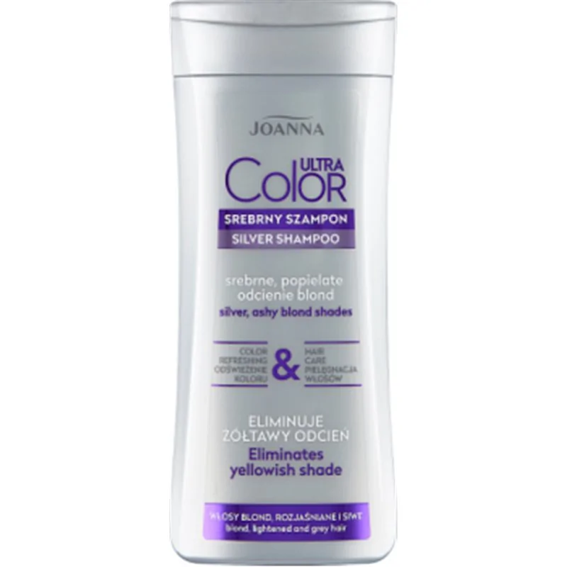 Joanna Ultra Color Srebrny szampon srebrne popielate odcienie blond 200 ml