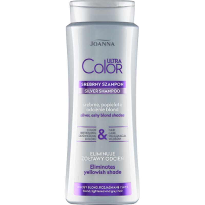 Joanna Ultra Color Srebrny szampon srebrne popielate odcienie blond 400 ml