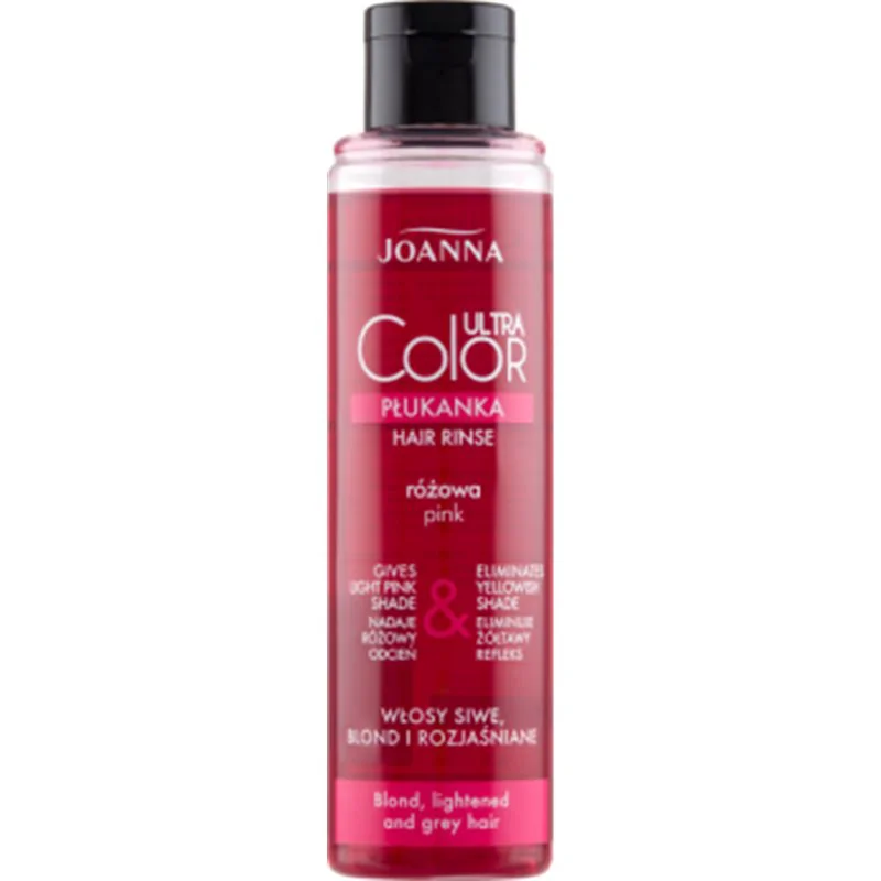 Joanna Ultra Color System Płukanka do włosów różowa 150 ml