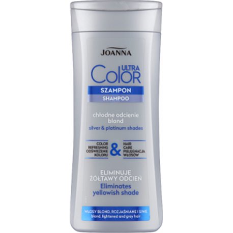 Joanna Ultra Color System Szampon do włosów blond rozjaśnianych i siwych 200 ml