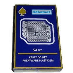 Karty do gry zwykłe 1 talia  54szt