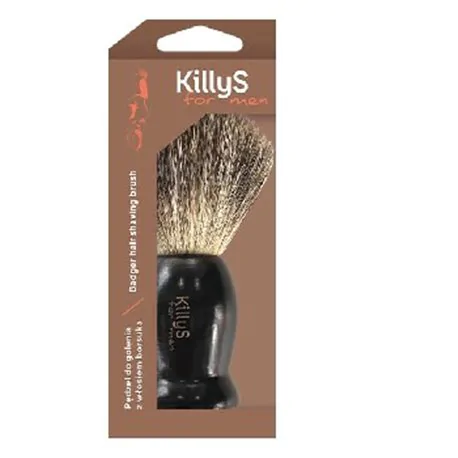 Killys for Men pędzel do golenia z włosiem z borsuka 500978