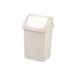 Kosz uchylny Click 25l srebrny