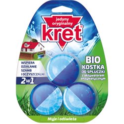 Kret Bio Kostka do spłuczki 150 g (3 x 50 g)