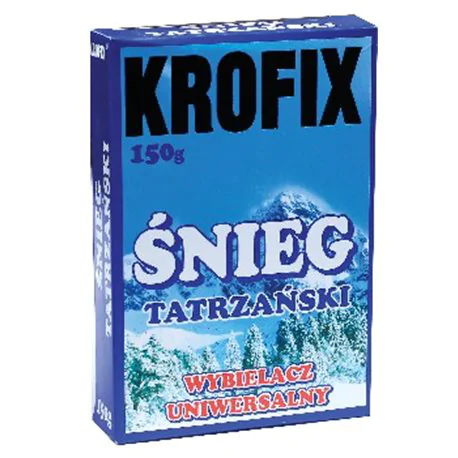 Krofix wybielacz uniwersalny Śnieg Tatrzański 150g