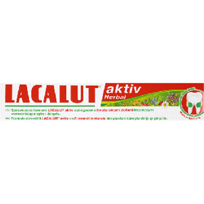 Lacalut Aktiv Herbal Pasta do zębów 75 ml