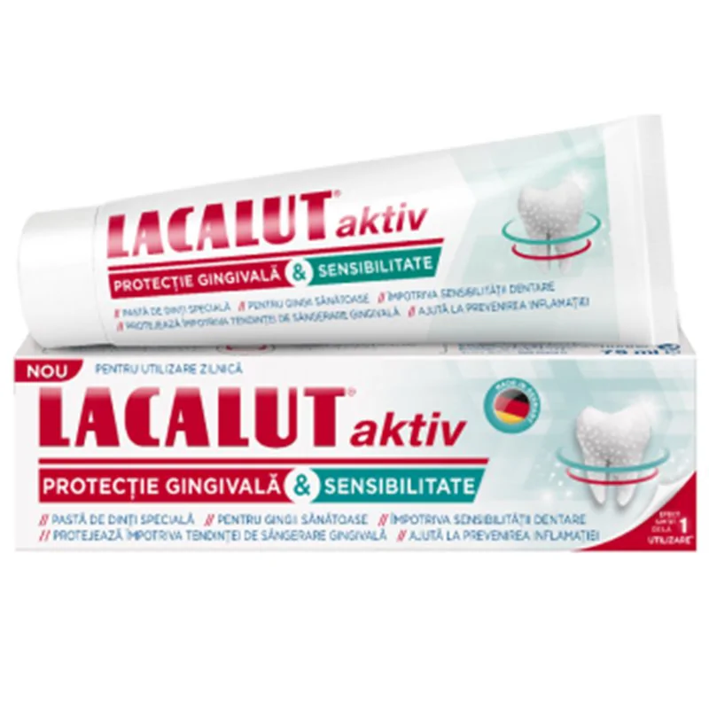 Lacalut pasta do zębów Activ ochrona dziąseł 75ml