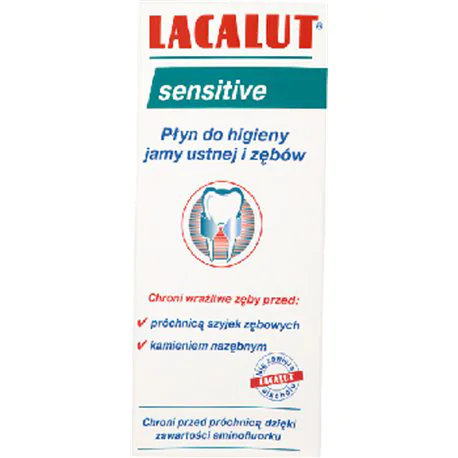 Lacalut Sensitive Płyn do higieny jamy ustnej i zębów 300 ml