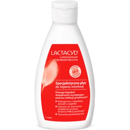 Lactacyd Przeciwgrzybiczy Płyn ginekologiczny do higieny intymnej 200 ml
