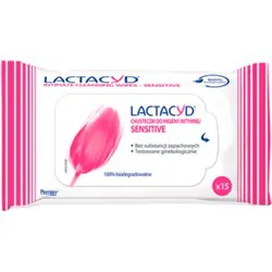 Lactacyd Sensitive Chusteczki go higieny intymnej 15 sztuk
