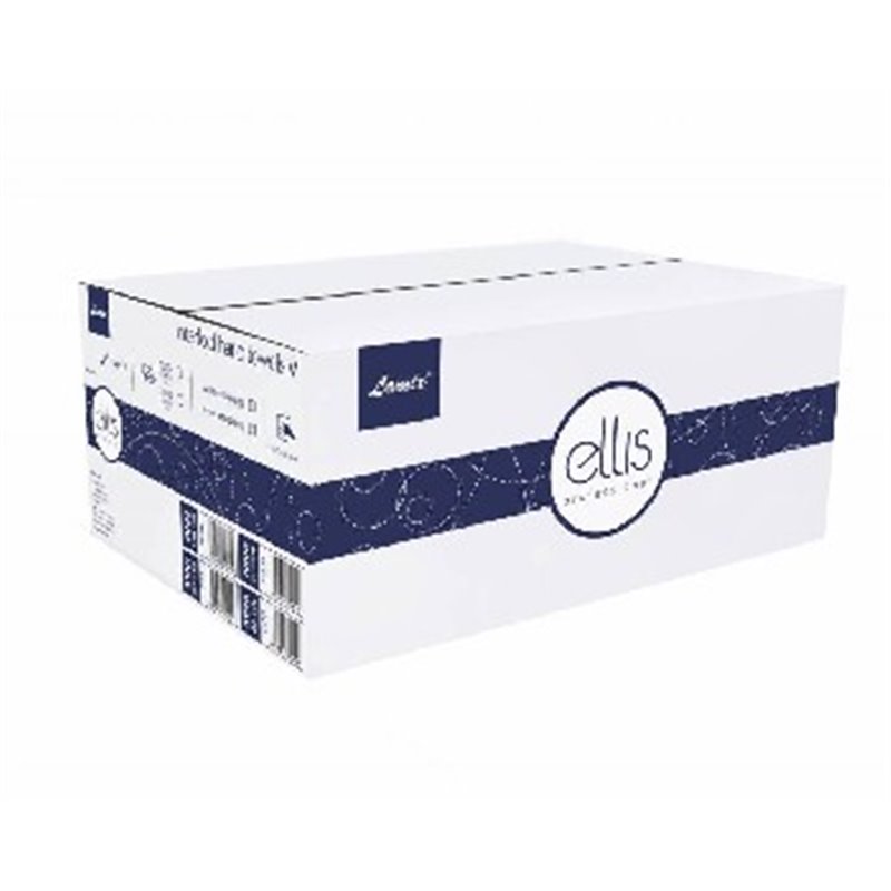 Lamix ręcznik składane ZZ Ellis Professional 3000 biały/wzór 20 opakowań