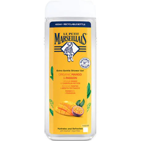 Le Petit Marseillais Żel pod prysznic mango bio & marakuja 400 ml