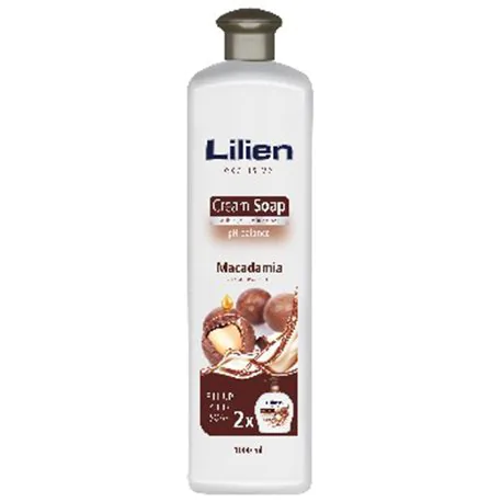 Lilien Exclusive mydło w płynie Macadamia zapas 1000ml