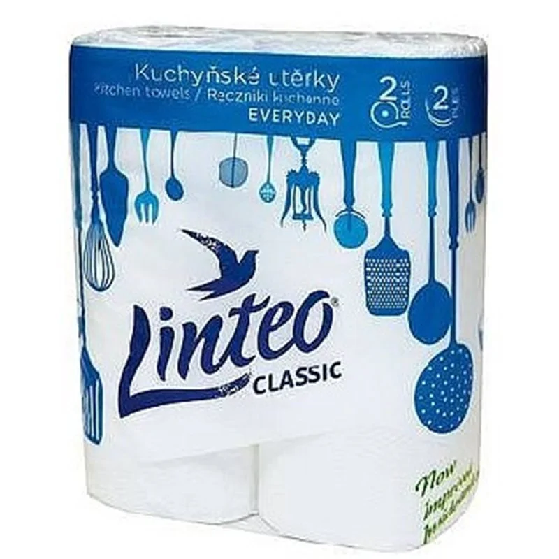 Linteo Ręcznik Papierowy Classic Biały 2 szt