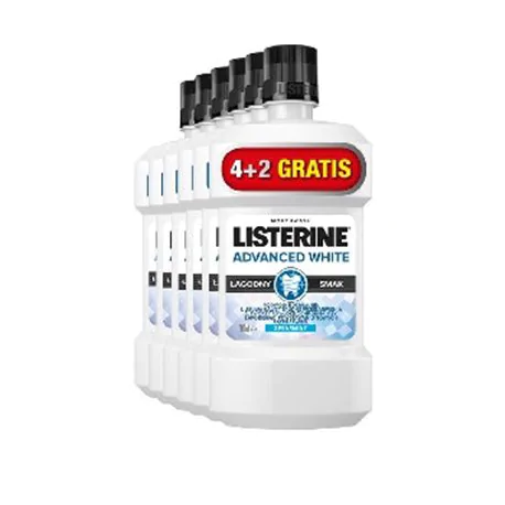 Listerine Płyn do płukania jamy ustnej Advanced White 500ml (4+2 gratis)